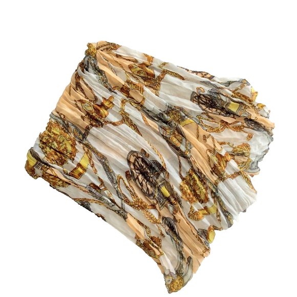 Long Colorful Lightweight Scarf - Picture 3 of 3